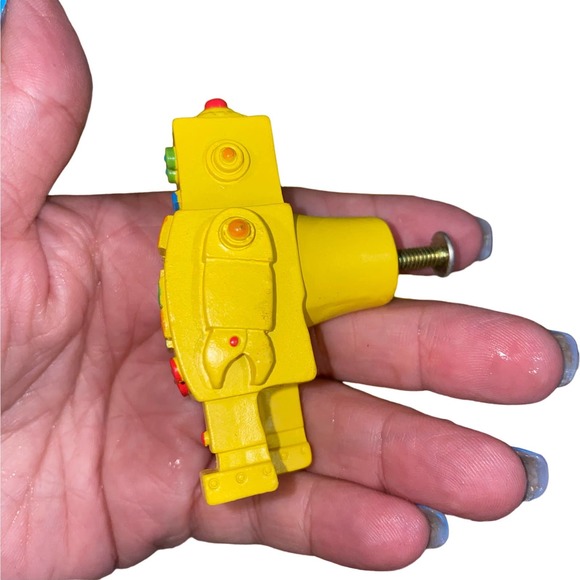 Robot Multicolor Drawer Pulls Set of Five - Picture 4 of 5